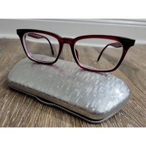 Celine Eye-glasses Powered Glasses Frames  ONLY Dark Red CL 41345 CR3 145